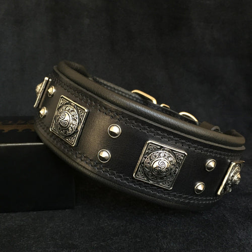 The all Black Eros collar 2.5 inch wide