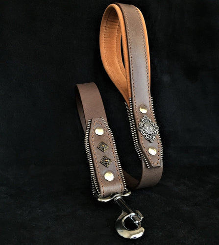 The ''Aztec'' leash GREY leash