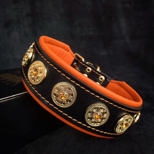 The Bijou collar orange
