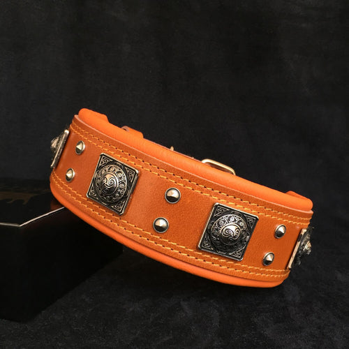 The Eros collar 2.5 inch wide Brown