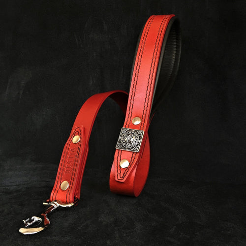 The Eros collar 2.5 inch wide RED