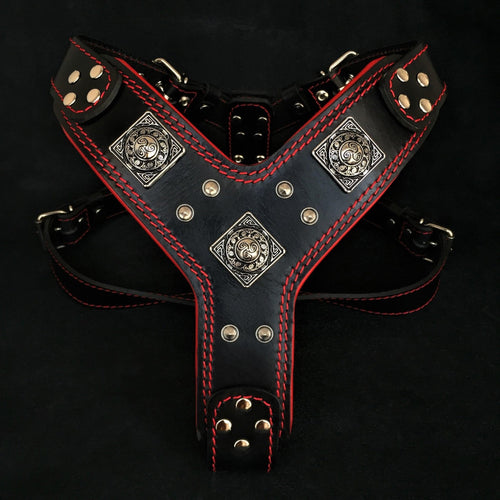 The Eros harness black & red