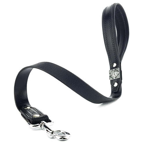 The ''Eros'' leash all Black durable and comfortable