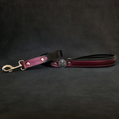 The Hektor Burgundy dog leash-LIMITED