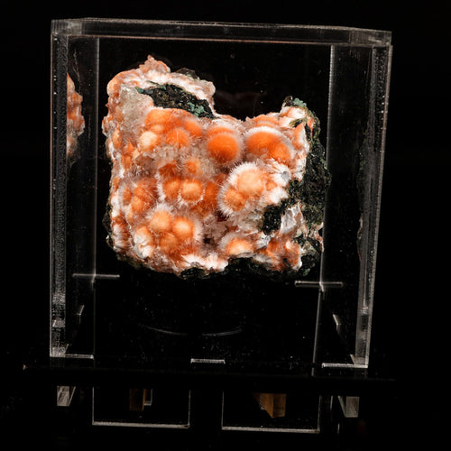 Thomsonite Orange Rare Find Natural Mineral Specimen # B 6644