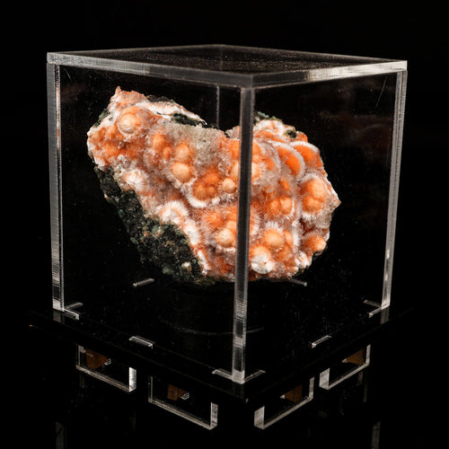 Thomsonite Orange Rare Find Natural Mineral Specimen # B 6644