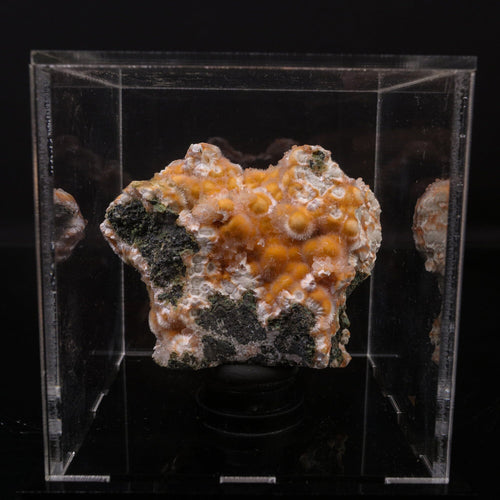 Thomsonite Orange Rare Find Natural Mineral Specimen # B 6721