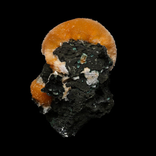 Thomsonite Orange Rare Find Natural Mineral Specimen # B 7058
