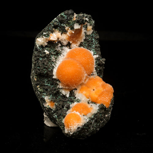 Thomsonite Orange Rare Find Natural Mineral Specimen # B 7065