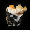 Thomsonite Orange Rare Find with Calcite Natural Mineral Specimen # B 6998