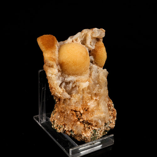 Thomsonite Yellow Color Rare Find Natural Mineral Specimen # B 6585