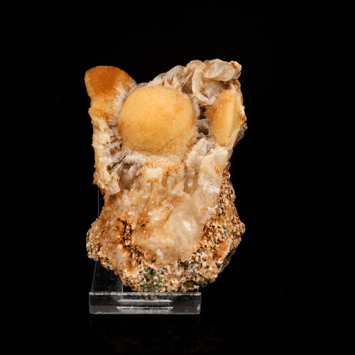 Thomsonite Yellow Color Rare Find Natural Mineral Specimen # B 6585