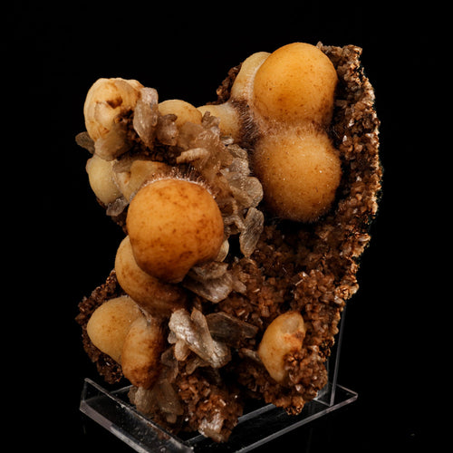 Thomsonite Yellow Colour Rare Find Natural Mineral Specimen # B 6347