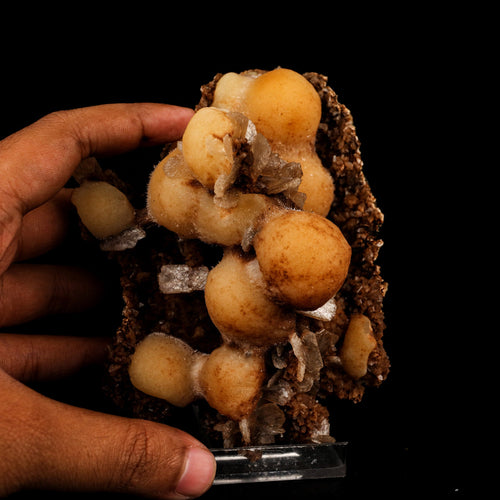 Thomsonite Yellow Colour Rare Find Natural Mineral Specimen # B 6347