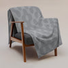 Sebastian & Clementine Gray Morphing Throw Blanket