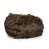 Tipped Ombre Faux Fur Puff Ball