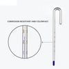 Aquarium Thermometer, 0-40°C Range, Ultra-Slim Design (120mm x 6mm)