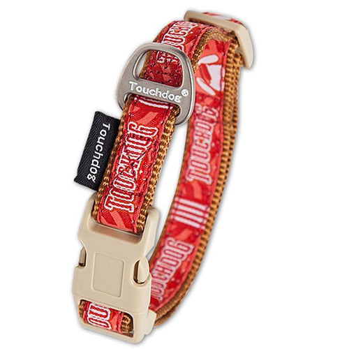 Touchdog 'Funny Bun' Tough Stitched Embroidered Collar and Leash