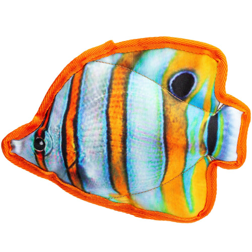 9 Tropical Butterflyfish Dog Fish Toy