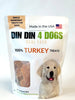 Turkey Dog Treats, 5 Ounce Bag, Single Ingredient, High Protein