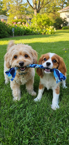Small Fleece Pull Toy - for tiny and small dogs