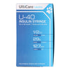 UltiCare U-40 Insulin Syringes, 29ga x ½, Box of 100 ct