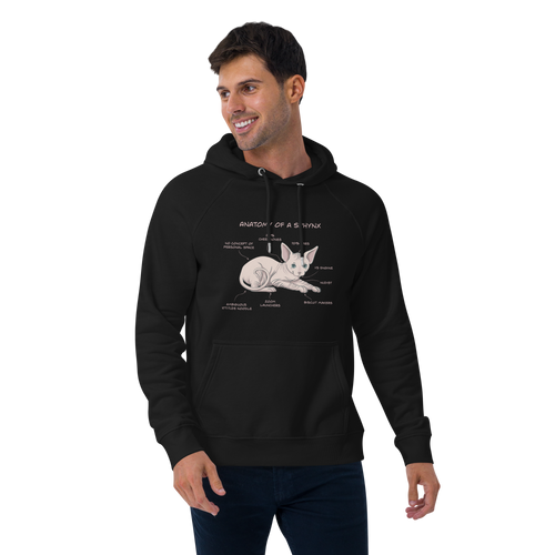 ANATOMY OF A SPHYNX UNISEX ECO HOODIE