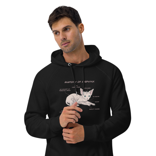 ANATOMY OF A SPHYNX UNISEX ECO HOODIE