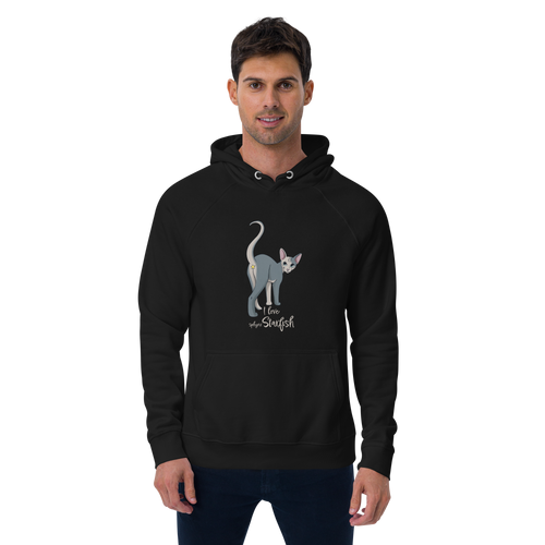 I LOVE SPHYNX STARFISH UNISEX ECO HOODIE