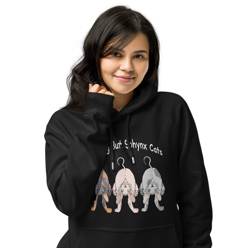 NOTHING BUTT SPHYNX CATS HOODIE