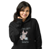 WOMAN CAN'T SURVIVE ON COFFEE ALONE ECO HOODIE