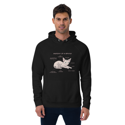 ANATOMY OF A SPHYNX UNISEX ECO HOODIE