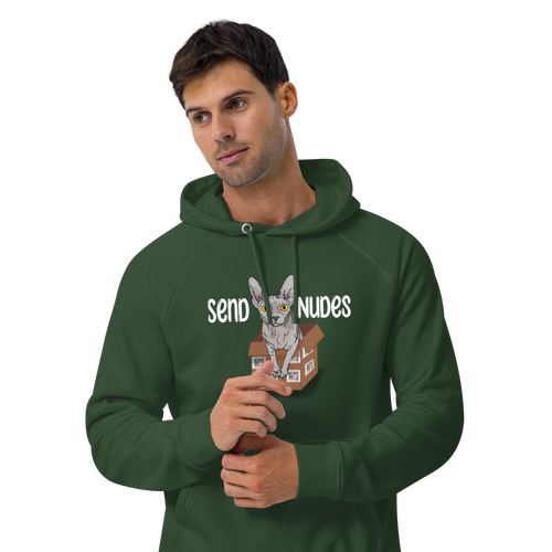 SEND NUDES UNISEX ECO HOODIE