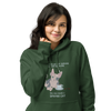 WOMAN CAN'T SURVIVE ON COFFEE ALONE ECO HOODIE