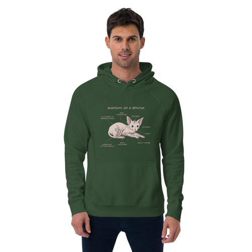 ANATOMY OF A SPHYNX UNISEX ECO HOODIE