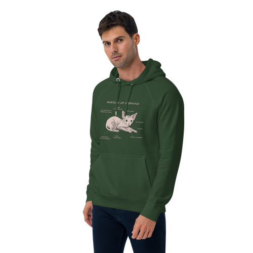 ANATOMY OF A SPHYNX UNISEX ECO HOODIE