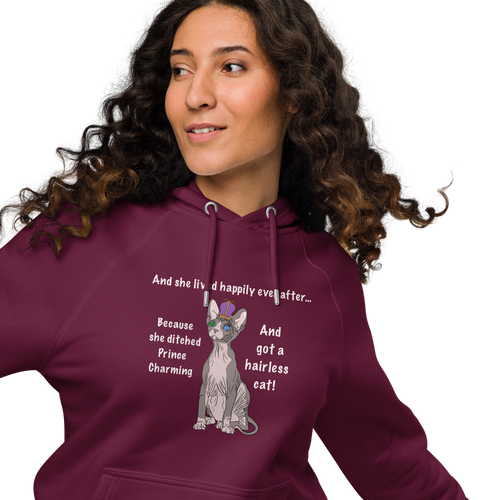 DITCHED PRINCE CHARMING & GOT A SPHYNX CAT HOODIE