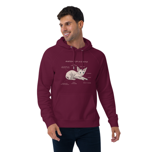 ANATOMY OF A SPHYNX UNISEX ECO HOODIE