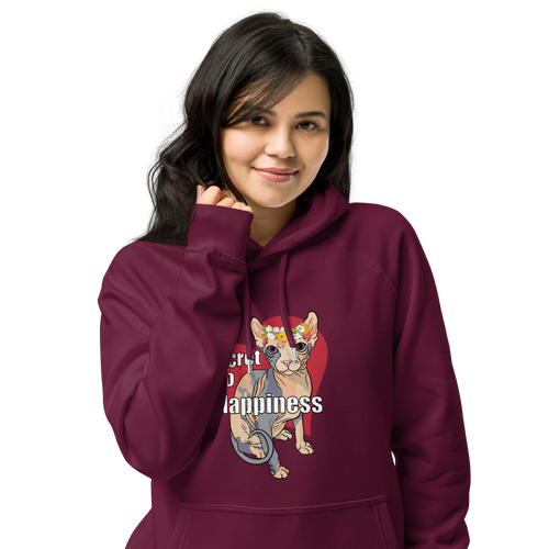 MY SECRET TO HAPPINESS ECO HOODIE