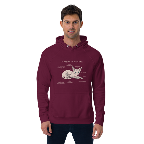ANATOMY OF A SPHYNX UNISEX ECO HOODIE