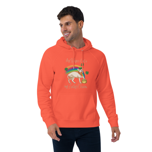 MY SPHYNX IS MY LUCKY CHARM UNISEX ECO HOODIE
