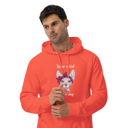 NEVER A BAD HAIR DAY UNISEX ECO HOODIE