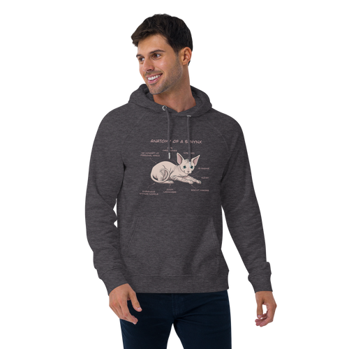 ANATOMY OF A SPHYNX UNISEX ECO HOODIE