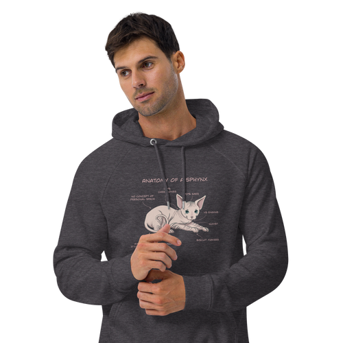 ANATOMY OF A SPHYNX UNISEX ECO HOODIE