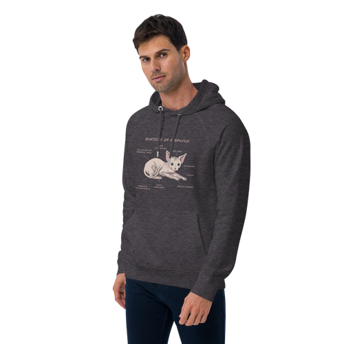 ANATOMY OF A SPHYNX UNISEX ECO HOODIE