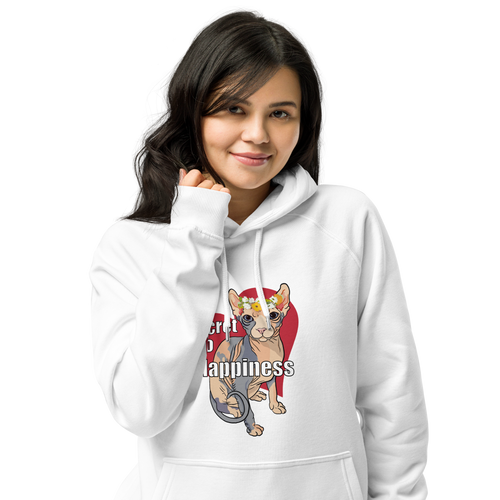 MY SECRET TO HAPPINESS ECO HOODIE