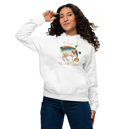 MY SPHYNX IS MY LUCKY CHARM WOMEN'S ECO HOODIE