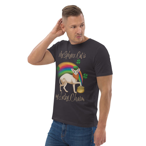 MY SPHYNX IS MY LUCKY CHARM UNISEX ECO TEE
