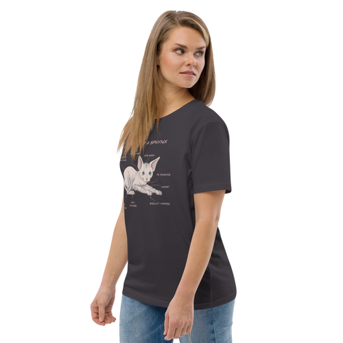 ANATOMY OF A SPHYNX UNISEX ORGANIC TEE