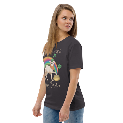 MY SPHYNX CAT IS MY LUCKY CHARM - UNISEX TEE